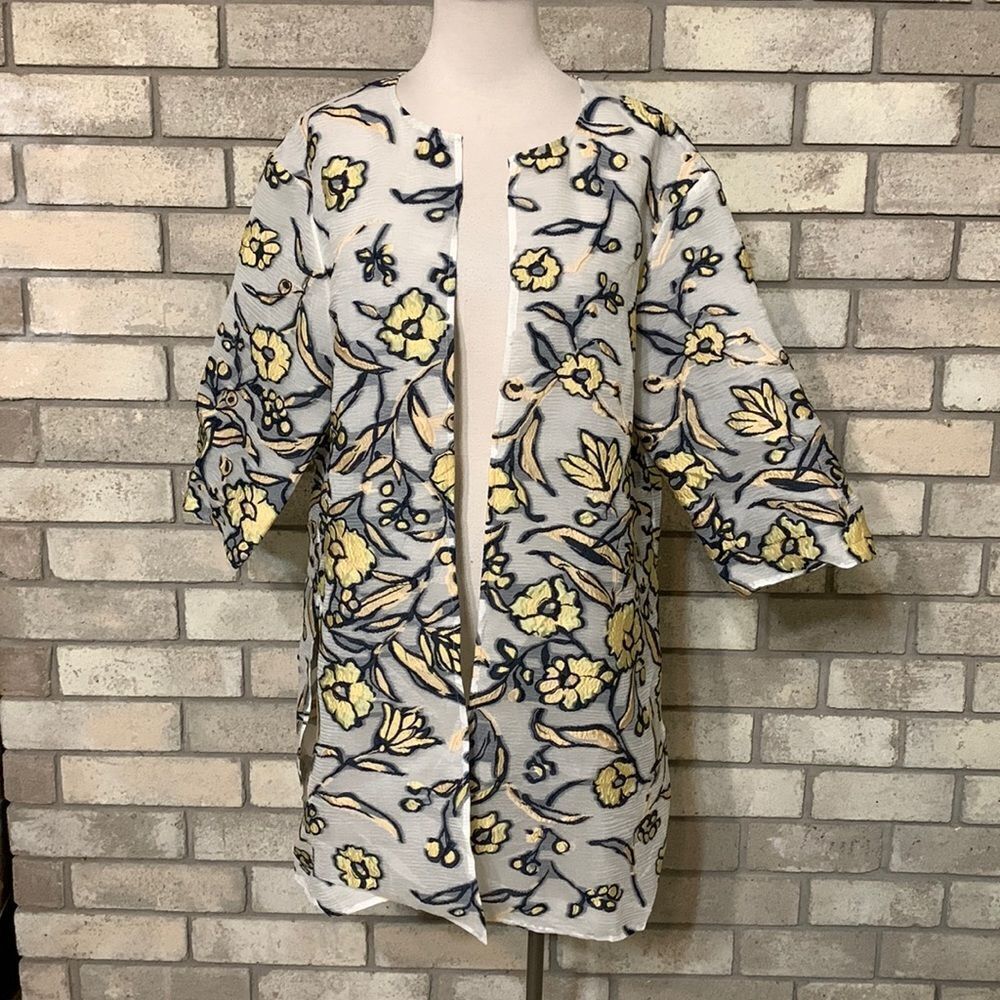$1895Β retail! GORGEOUS ST JOHN organza wrap top 12βhigh quality ONLY 1 available